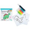 Comansi Sticker Art: Dinoszauruszok színezhető matrica szett - Comansi