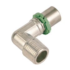 COMAP 7092GW MultiSkin press könyök, 90°, 16x2mm-1/2"K hűtés, fűtés szerelvény