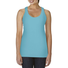 Comfort Colors CCL4260 mosott hatású Női ujjatlan póló-trikó Comfort Colors, Lagoon Blue-XL női póló