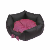 Comfy Kifutó termék Comfy Lola Bed | Peremes fekhely (fekete,rózsaszín) kutyák részére - 45x45x16 cm