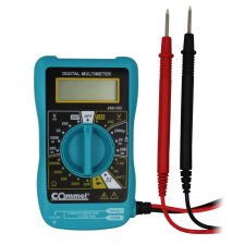Commel Digitális multiméter Commel, LCD kijelzővel, sárga villanyszerelés