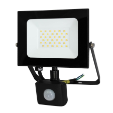 Commel LED reflektor 30 W 2550 lm, mozgásérzékelővel villanyszerelés