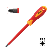 Commel Szigetelt Csavarhúzó csillagfejü PZ3 8x150mm 1000v villanyszerelés