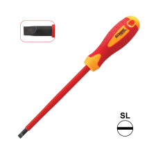 Commel Szigetelt Csavarhúzó csillagfejü SL 6,5x150mm 1000v villanyszerelés