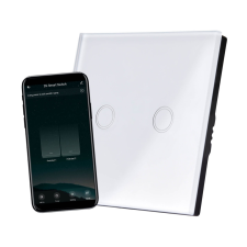 Commel WiFi Smart érintő kapcsoló 2-es villanyszerelés