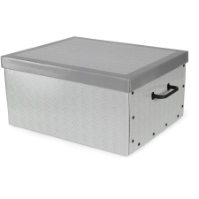 Compactor Boston Összecsukható tárolódoboz kartondoboz 50 × 40 × 25 cm szürke bútor