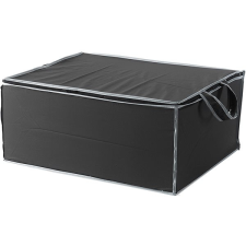 Compactor Szövet tárolódoboz 2 paplanhoz 55 x 45 x 25 cm - fekete bútor