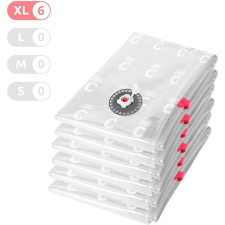 Compactor vákuumtároló, Aspispace 6× XL, 140 literes zsák, 80 x 130 cm kisháztartási gépek kiegészítői