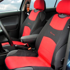 Compass Autó üléshuzat TRIKO első 2 db piros ülésbetét, üléshuzat