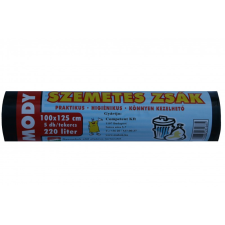 Competent Szemeteszsák 100x125 220 literes fekete, 35 mikron tisztító- és takarítószer, higiénia
