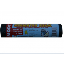 Competent Szemeteszsák 60x100 110 literes fekete, 15 mikron tisztító- és takarítószer, higiénia