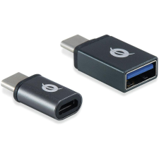 Conceptronic Adapter USB-C -> USB3.0+Micro USB   2er-Pack gr (DONN04G) kábel és adapter