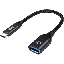 Conceptronic Adapter USB-C -> USB-A 3.0  OTG 10Gb/s  schwarz (ABBY18B) kábel és adapter