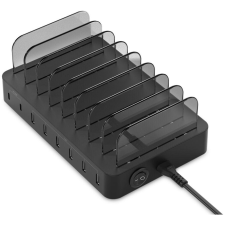 Conceptronic Ladegerät 8Port 75W,2xUSB-C/6xUSB-A Desk PD sw (OZUL02B) mobiltelefon kellék