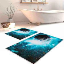  Conceptum Hypnose Bathmat Set (2 Pieces) White Blue Black 2Lipbny113 lakástextília