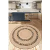  Conceptum Hypnose Carpet (100 cm) Multicolor Jute Çap 100