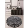  Conceptum Hypnose Carpet (120 cm) Black White Buio Djt Çap