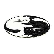  Conceptum Hypnose Carpet (80 cm) Black White Eugene V3 - 4660 - 1 lakástextília