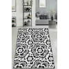  Conceptum Hypnose Carpet (80 x 120) Black White Dantelle Djt