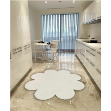  Conceptum Hypnose Carpet (80 x 80) White Daisy Plush - White lakástextília