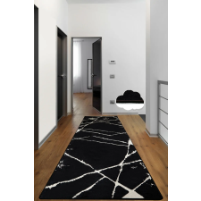  Conceptum Hypnose előszoba szőnyeg (100 x 200) Black White Broken - fekete lakástextília