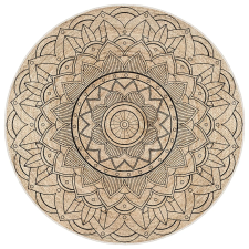  Conceptum Hypnose Rug (120 x 120) Cream Woopamuk474 lakástextília