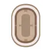  Conceptum Hypnose Szőnyeg (120 x 180) Barna Sftkece048-Oval