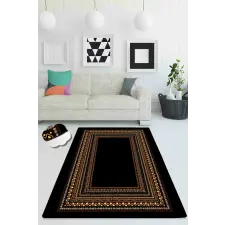  Conceptum Hypnose Szőnyeg (80 x 140) FeketeNarancsVörösMink Világos - Fekete lakástextília
