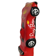  CONDOMERIE – kézzel festett XL F1 Ferrari óvszer óvszer