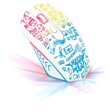 Connect IT DOODLE WHITE Limited Edition egér