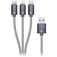 Connect IT Wirez 3in1, 1,2 m, ezüst laptop kellék