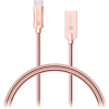 Connect IT Wirez Steel Knight USB-C 1m, metallic rose-gold