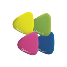 Connect Radír Connect háromszögletű színes (sárga, zöld, rózsa, kék) radír