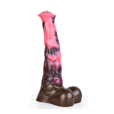  Conner foltos csődör dildó-25cm. műpénisz, dildó