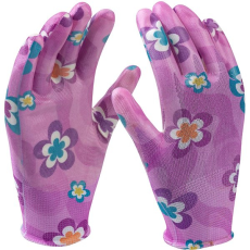 CONNEX Kerti kesztyű PU rózsaszín, 7-es méret