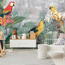 Consalnet Papagáj mintás fotótapéta tapéta, díszléc és más dekoráció