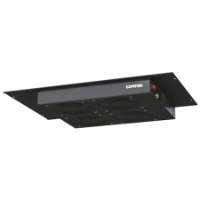 CONTEG ventilátor panel + keret 19" 4-es (DP-VEL-04B-H) asztali számítógép kellék
