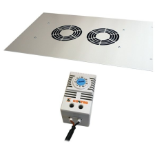 CONTEG Ventilátor panel + keret + termosztát 2-es DP-VEL-02H szerver