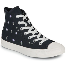 Converse Magas szárú edzőcipők CHUCK TAYLOR ALL STAR EMBROIDERED FLOWERS Fekete 41 női cipő