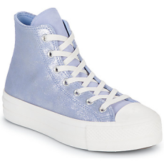 Converse Magas szárú edzőcipők CHUCK TAYLOR ALL STAR LIFT PLATFORM SUEDE SHIMMER Kék 37 1/2