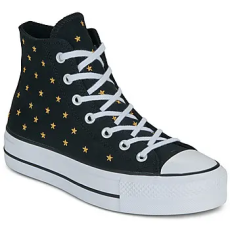 Converse Magas szárú edzőcipők LIFT PLATFORM EMBROIDERED STARS Fekete 41