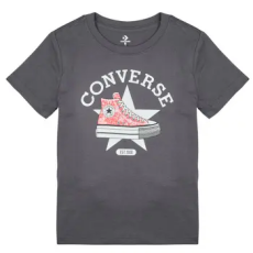 Converse Rövid ujjú pólók SNEAKER GRAPHIC T-SHIRT Fekete 8 / 10 ans