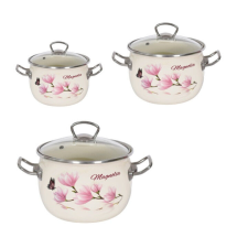  Cooking Zománcozott lábas szett Magnólia edény