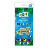 COOL BY VICTORIA Színes ceruza készlet, háromszögletű, COOL BY VICTORIA Wildlife, 12 különböző szín (TVC003)
