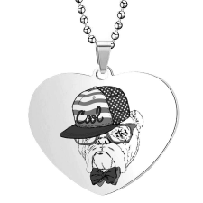  Cool Dog medál lánccal medál