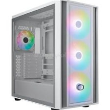 Cooler Master MasterBox 600 fehér (táp nélkül) ablakos ATX ház (MB600-WGNN-S00) számítógép ház