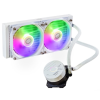 Cooler Master MASTERLIQUID 240L CORE ARGB vízhűtés 2 ventilátoros CPU hűtő fehér (MLW-D24M-A18PZ-RW) (MLW-D24M-A18PZ-RW)