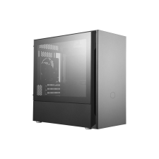 Cooler Master Silencio S400 (TG) táp nélküli ablakos Micro ATX ház fekete (MCS-S400-KG5N-S00) (MCS-S400-KG5N-S00) számítógép ház