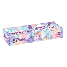 CoolPack - 12 színű plakátfesték - Disney Fashion - Stitch - Love more (91972PTR) tempera