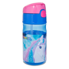 CoolPack Colorino Handy szívószálas műanyag kulacs - Unicorn kulacs, kulacstartó